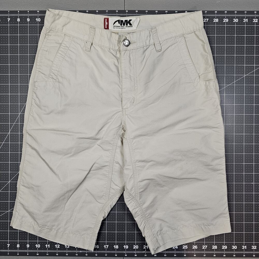 Mountain Khakis Shorts 32x12 Light Tan Broadway Fit Outdoors Cutoffs Preppy Read